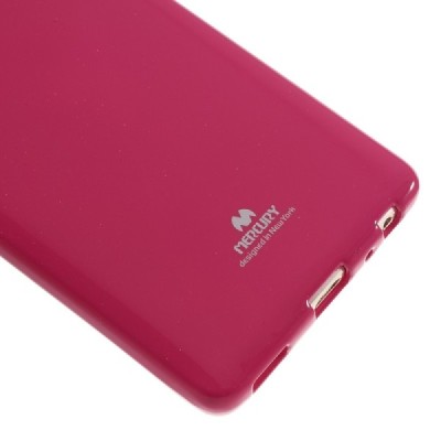 Huawei P9 tamsiai rožinis Mercury kieto silikono (TPU) dėklas - nugarėlė / Priedai.lt