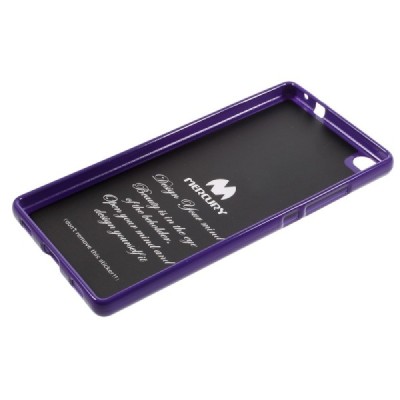 Huawei P8 violetinis Mercury kieto silikono (TPU) dėklas - nugarėlė / Priedai.lt