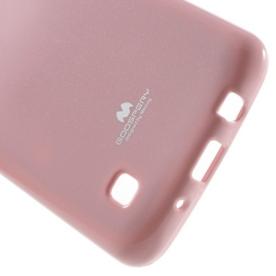 LG K8 Mercury gaiši rozs cieta silikona (TPU) apvalks / vacins.lv