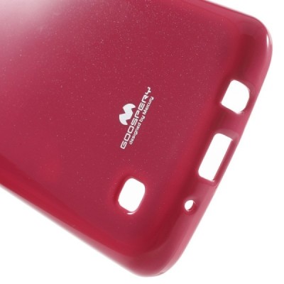 LG K8 Mercury tumši rozs cieta silikona (TPU) apvalks / vacins.lv