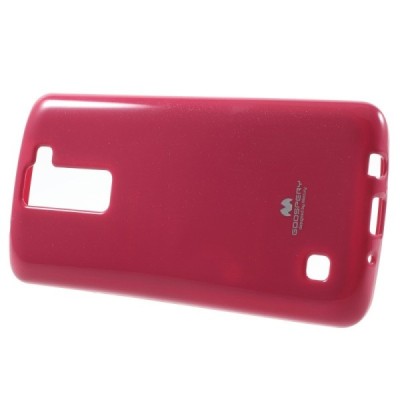 LG K8 Mercury tumši rozs cieta silikona (TPU) apvalks / vacins.lv