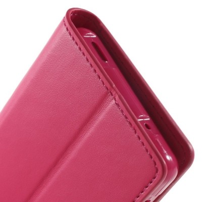 Sony Xperia Z3 Compact Mercury Sonata atvērams rozs ādas futrālis - maciņš / Vacins.lv