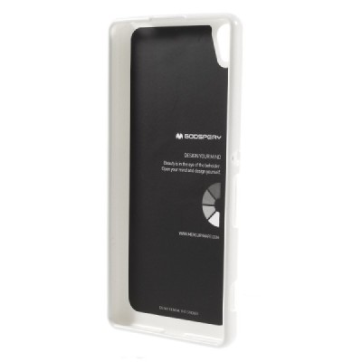 Sony Xperia XA Mercury balts cieta silikona (TPU) apvalks / vacins.lv