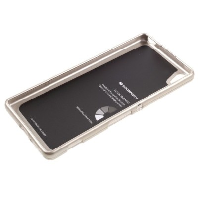 Sony Xperia XA Mercury auksinis kieto silikono tpu dėklas - nugarėlė / Priedai.lt