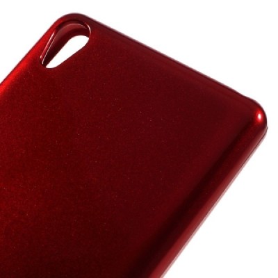 Sony Xperia XA Mercury sarkans cieta silikona (TPU) apvalks / vacins.lv