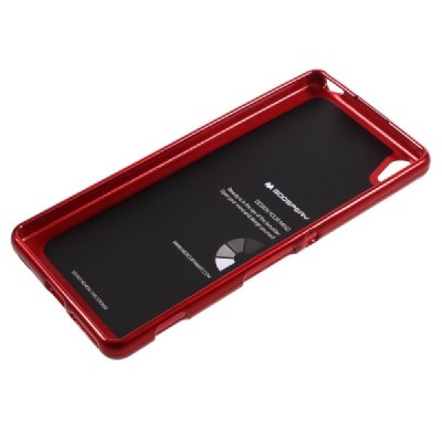 Sony Xperia XA Mercury sarkans cieta silikona (TPU) apvalks / vacins.lv