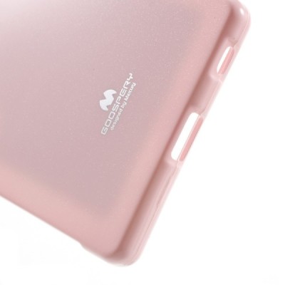 Sony Xperia Z5 Mercury šviesiai rožinis kieto silikono tpu dėklas - nugarėlė / Priedai.lt