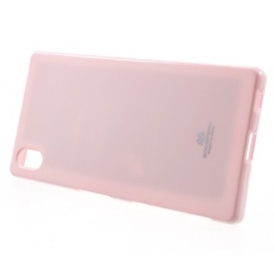 Sony Xperia Z5 Mercury šviesiai rožinis kieto silikono tpu dėklas - nugarėlė / Priedai.lt