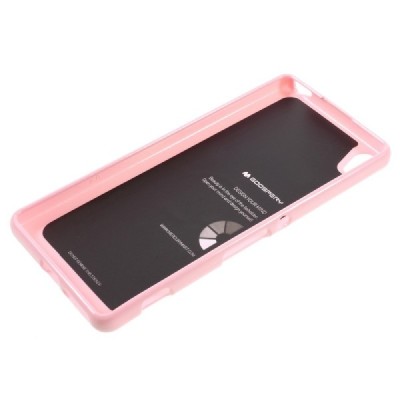 Sony Xperia XA Mercury gaiši rozs cieta silikona (TPU) apvalks / vacins.lv