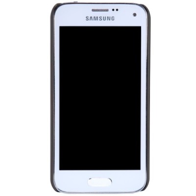 Samsung Galaxy S5 mini Nillkin Frosted Shield rudas plastikinis dėklas + apsauginė ekrano plėvelė / Priedai.lt