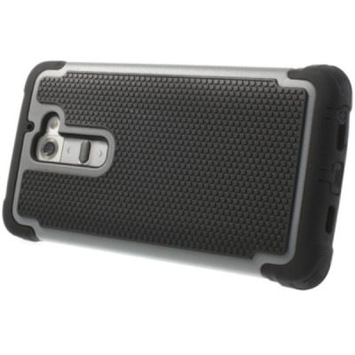 Pastiprinātas aizsardzības melns LG G2 D802 apvalks / Vacins.lv