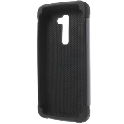 Pastiprinātas aizsardzības melns LG G2 D802 apvalks / Vacins.lv
