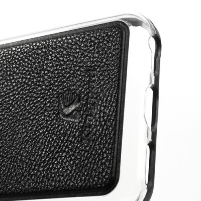 „Kingpad“ Leather sērijas melns ādas un izturīgas plastmasas Apple iPhone 5C apvalks / Vacins.lv