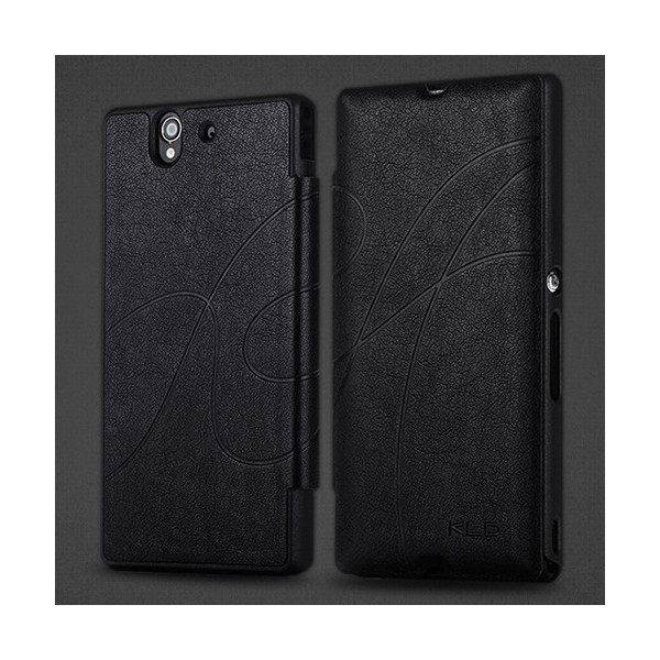 „Kalaideng“ Oscar atverčiamas dėklas - juodas (Xperia Z)
