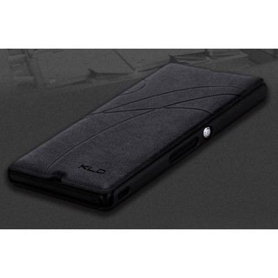„Kalaideng Oscar“ Sony Xperia Z juodas odinis dėklas / Priedai.lt