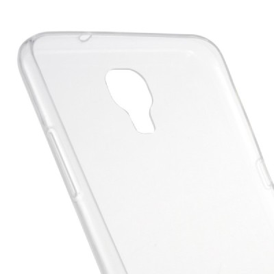 LG X-Screen (K500N) skaidrus (permatomas) kieto silikono TPU ploniausias pasaulyje bespalvis dėklas / Priedai.lt