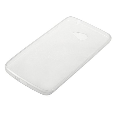 LG X-Screen (K500N) skaidrus (permatomas) kieto silikono TPU ploniausias pasaulyje bespalvis dėklas / Priedai.lt