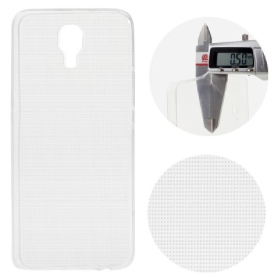 LG X-Screen (K500N) skaidrus (permatomas) kieto silikono TPU ploniausias pasaulyje bespalvis dėklas / Priedai.lt
