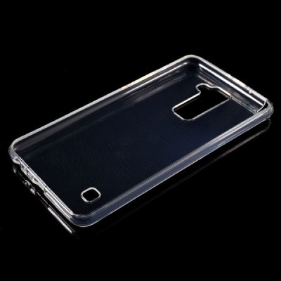 LG Stylus 2 (K520) kieto silikono TPU skaidrus dėklas - nugarėlė / Priedai.lt