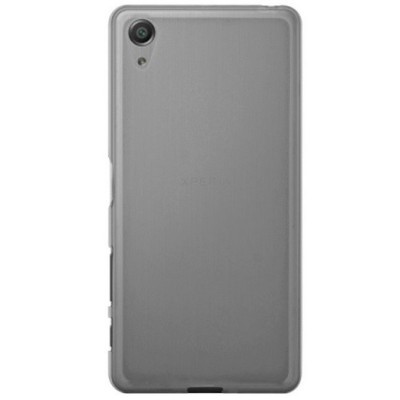 Sony Xperia X Performance kieto silikono TPU skaidrus, pilkas dėklas - nugarėlė / Priedai.lt