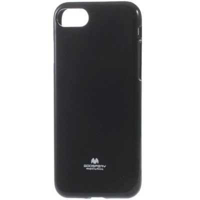 Apple iPhone 7 (iPhone 8) Mercury melns cieta silikona (TPU) apvalks / vacins.lv