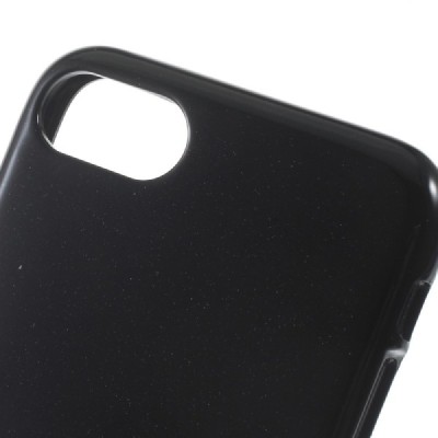 Apple iPhone 7 (iPhone 8) Mercury juodas kieto silikono TPU dėklas - nugarėlė / Priedai.lt