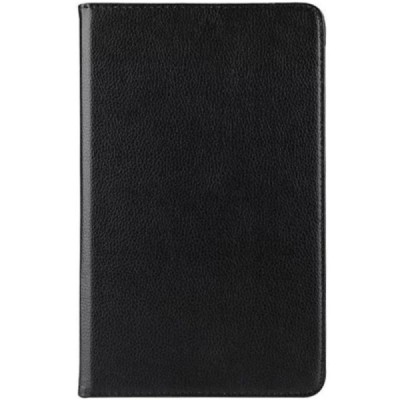 Samsung Galaxy Tab A 10,1 2016 (T580, T585) atvēramais melns ādas maciņš, grozās 360° grādu apjomā / Vacins.lv