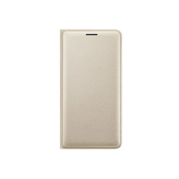 „Samsung“ Flip Wallet Cover atvērams maciņš - zelta (Galaxy J3 2016)