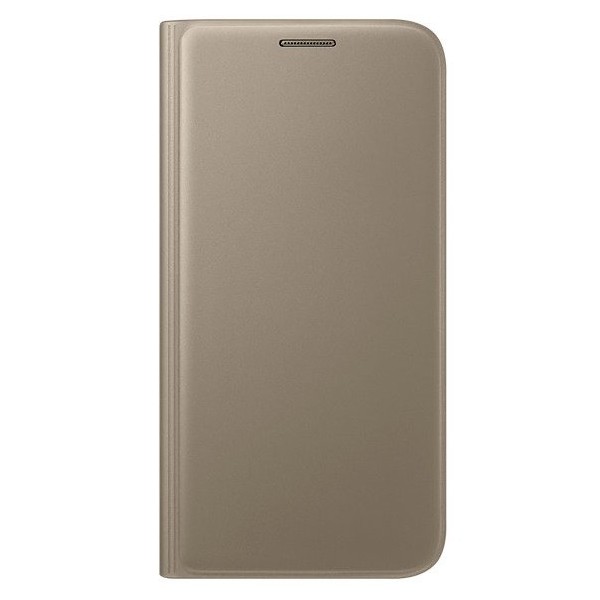 „Samsung“ Flip Wallet Cover atvērams maciņš - zelta (Galaxy S7)