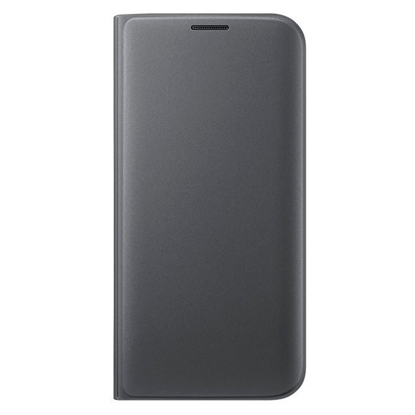„Samsung“ Flip Wallet Cover atvērams maciņš - melns (Galaxy S7 Edge)