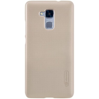 Huawei Honor 5c (Honor 7 Lite) Nillkin Frosted Shield zelta plastmasas apvalks + ekrāna aizsargplēve / Vacins.lv