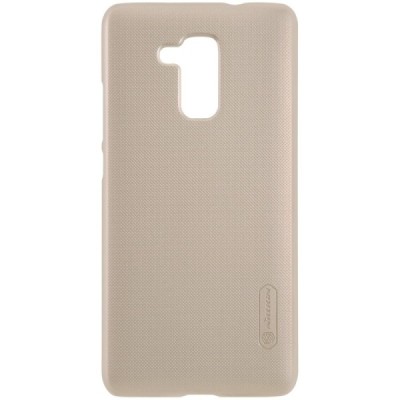 Huawei Honor 5c (Honor 7 Lite)  Nillkin Frosted Shield auksinis plastikinis dėklas + apsauginė ekrano plėvelė / Priedai.lt