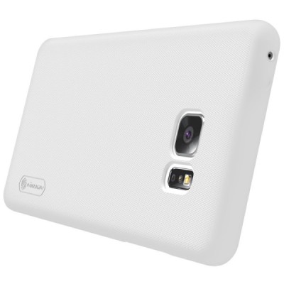 Nillkin Frosted Shield Samsung Galaxy Note 7 (N930) baltas plastikinis dėklas + apsauginė ekrano plėvelė / Priedai.lt
