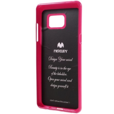 Samsung Galaxy Note 7 (N930) Mercury tumši rozs cieta silikona (TPU) apvalks / vacins.lv