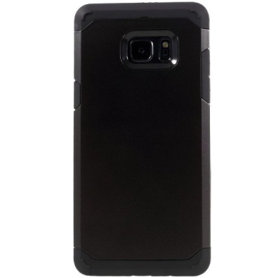 Sustiprintos apsaugos Samsung Galaxy Note 7 (N930) juodas kieto silikono (TPU) ir plastiko dėklas / Priedai.lt