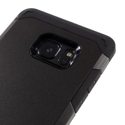 Samsung Galaxy Note 7 (N930) pastiprinātas aizsardzības melns apvalks / Vacins.lv
