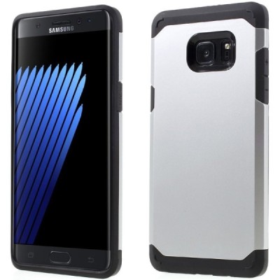 Samsung Galaxy Note 7 (N930) pastiprinātas aizsardzības sudrabs apvalks / Vacins.lv