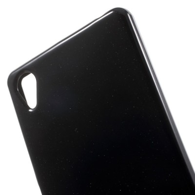 Sony Xperia X (F5121, F5122) Mercury melns cieta silikona (TPU) apvalks / vacins.lv
