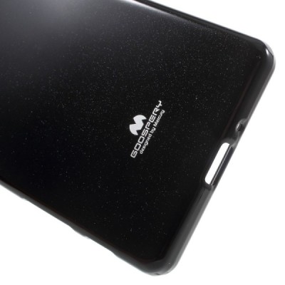 Sony Xperia X (F5121, F5122) Mercury melns cieta silikona (TPU) apvalks / vacins.lv