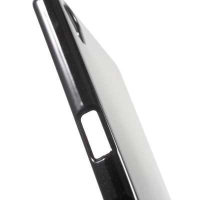 Sony Xperia X (F5121, F5122) Mercury melns cieta silikona (TPU) apvalks / vacins.lv