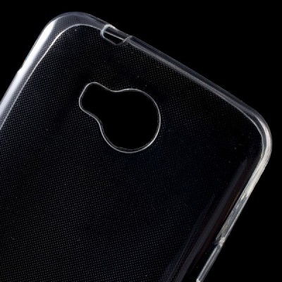Huawei Y3 II (Huawei Y3 2) skaidrus (permatomas) kieto silikono TPU ploniausias pasaulyje bespalvis dėklas / Priedai.lt