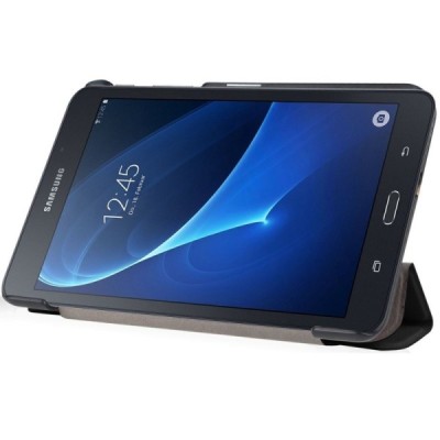 Samsung Galaxy Tab A 7.0 2016 (T280, T285) atvēramais melns maciņš / Vacins.lv