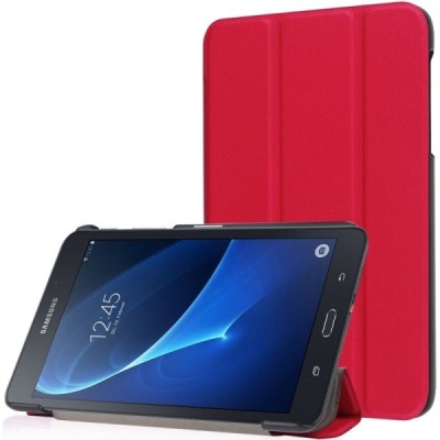 Samsung Galaxy Tab A 7.0 2016 (T280, T285) atvēramais sarkans maciņš / Vacins.lv