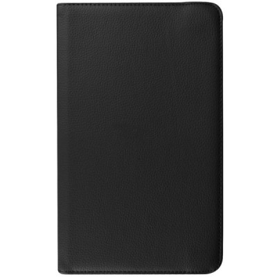 Samsung Galaxy Tab A 7.0 2016 (T280,T285) atvēramais melns ādas maciņš, grozās 360° grādu apjomā / Vacins.lv