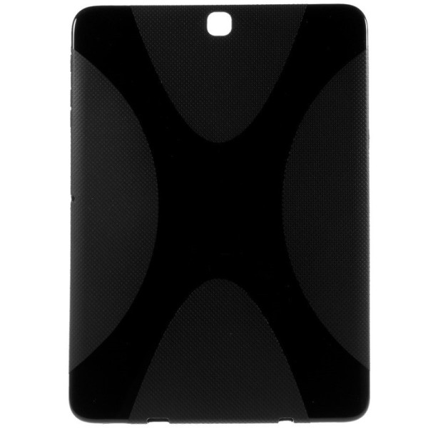 Cieta silikona (TPU) apvalks - melns (Galaxy Tab S2 9.7 / Galaxy Tab S2 VE 9.7)