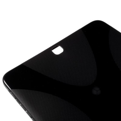 Samsung Galaxy Tab S2 9.7 (T815, T810) cieta silikona (TPU) melns apvalks / vacins.lv