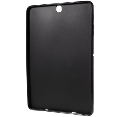 Samsung Galaxy Tab S2 9.7 (T815, T810) cieta silikona (TPU) melns apvalks / vacins.lv