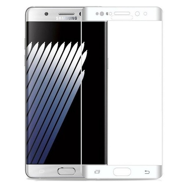 „Amorus“ Tempered Glass ekrāna aizsargstikls 0.22 mm - balts (Galaxy Note7)