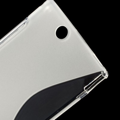 Sony Xperia Z Ultra skaidrus silikoninis dėklas / Priedai.lt