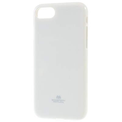 Apple iPhone 7 (iPhone 8) Mercury balts cieta silikona (TPU) apvalks / vacins.lv